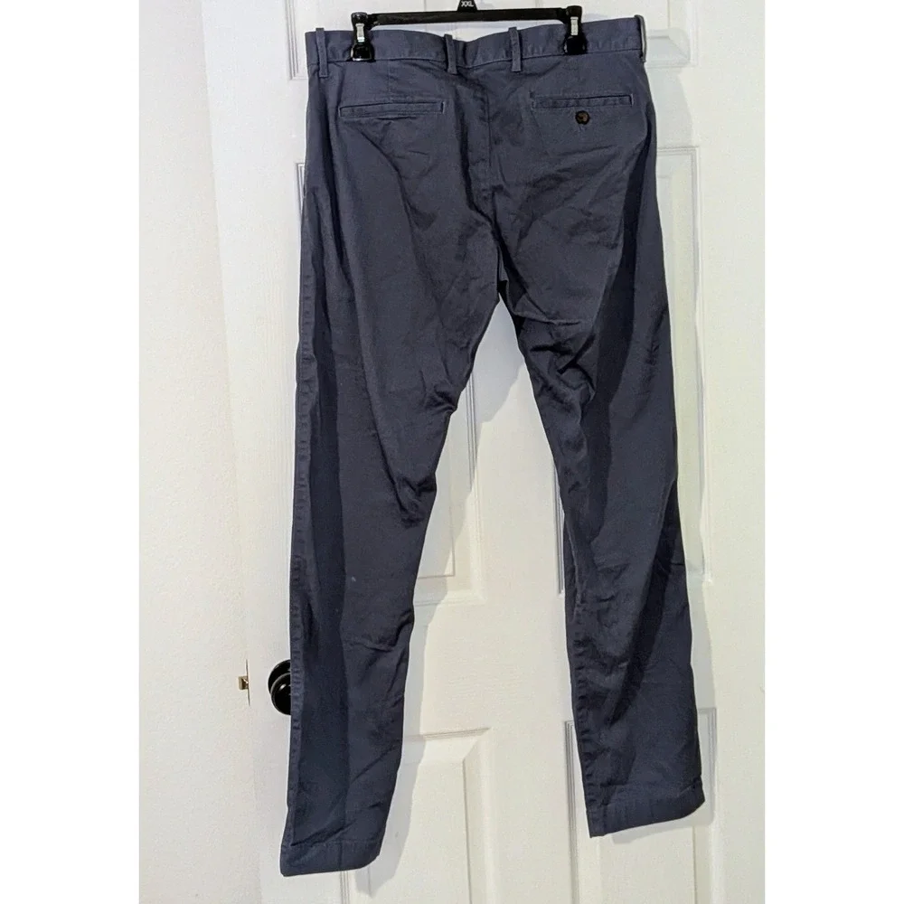 J. Crew Flex Slim Fit‎ Chino Pants Gray Men's W34 L34 Casual Dress Trousers $80